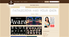 Desktop Screenshot of fontlibrary.org
